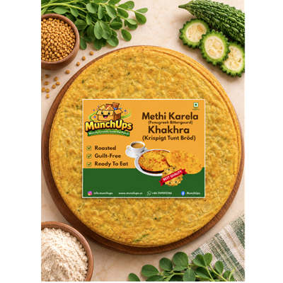 Methi Karela (Fenugreek Bittergourd) Khakhra